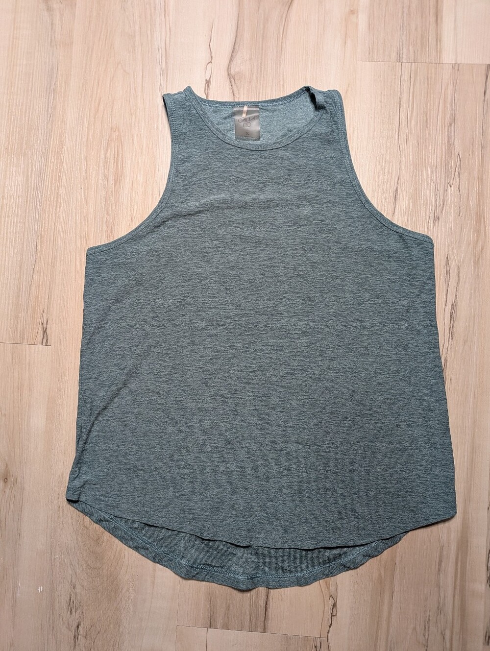 Calia by Carrie Underwood Heather Green Tank Top